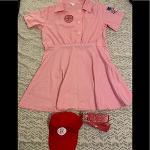 Rockford Peach Costume